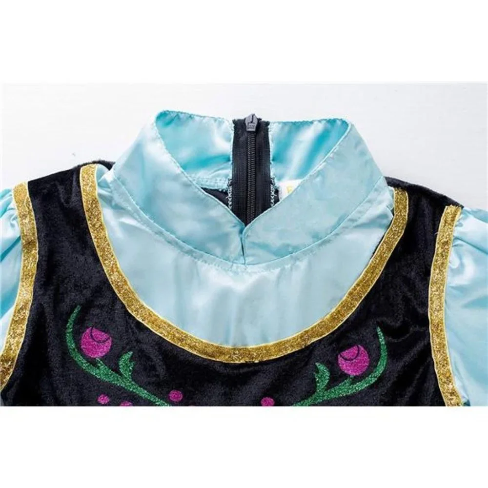 5 Pcs, Kids Princess Costume Fancy Dress Party with Accessories